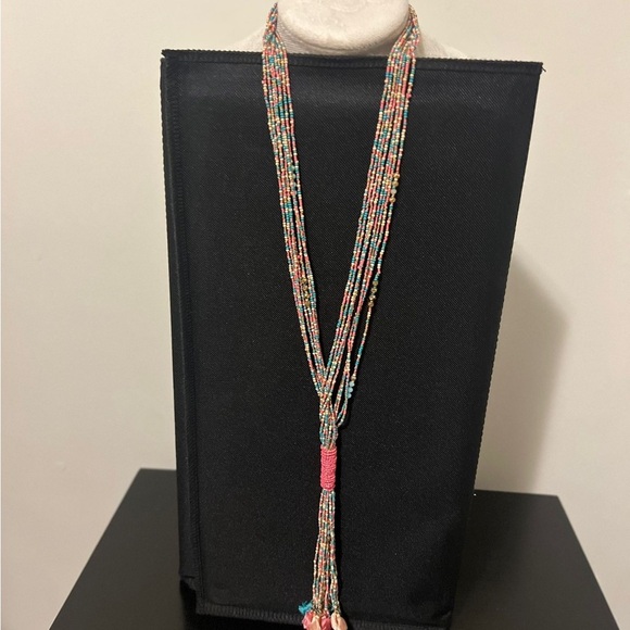 Multicolor Beaded Necklace - Picture 1 of 2